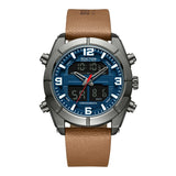 Kenneth Cole Reaction Ana-Digit Blue Dial Men'S Watch-Krwgd9005501