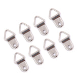 110 Pcs Triangle Ring Picture Hangers Shape Nail Non-Trace Hangers Single Hole with Screws for Home Decoration Creative Picture