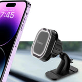 Esoulk Magnetic Car Phone Holder - Stick-On Dashboard Mount with Strong 3M Adhesive, 360 Rotation, Secure Grip, Universal Compat