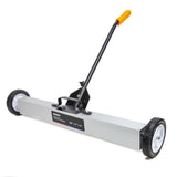 NEIKO 53418A 36Inch Magnetic Pickup Sweeper with Wheels, Adjustable Handle, and Floor Magnet, HeavyDuty Magnet to Pick Up Nail