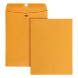 Office Depot Brand Clasp Envelopes, 9 x 12, Brown, Box Of 100