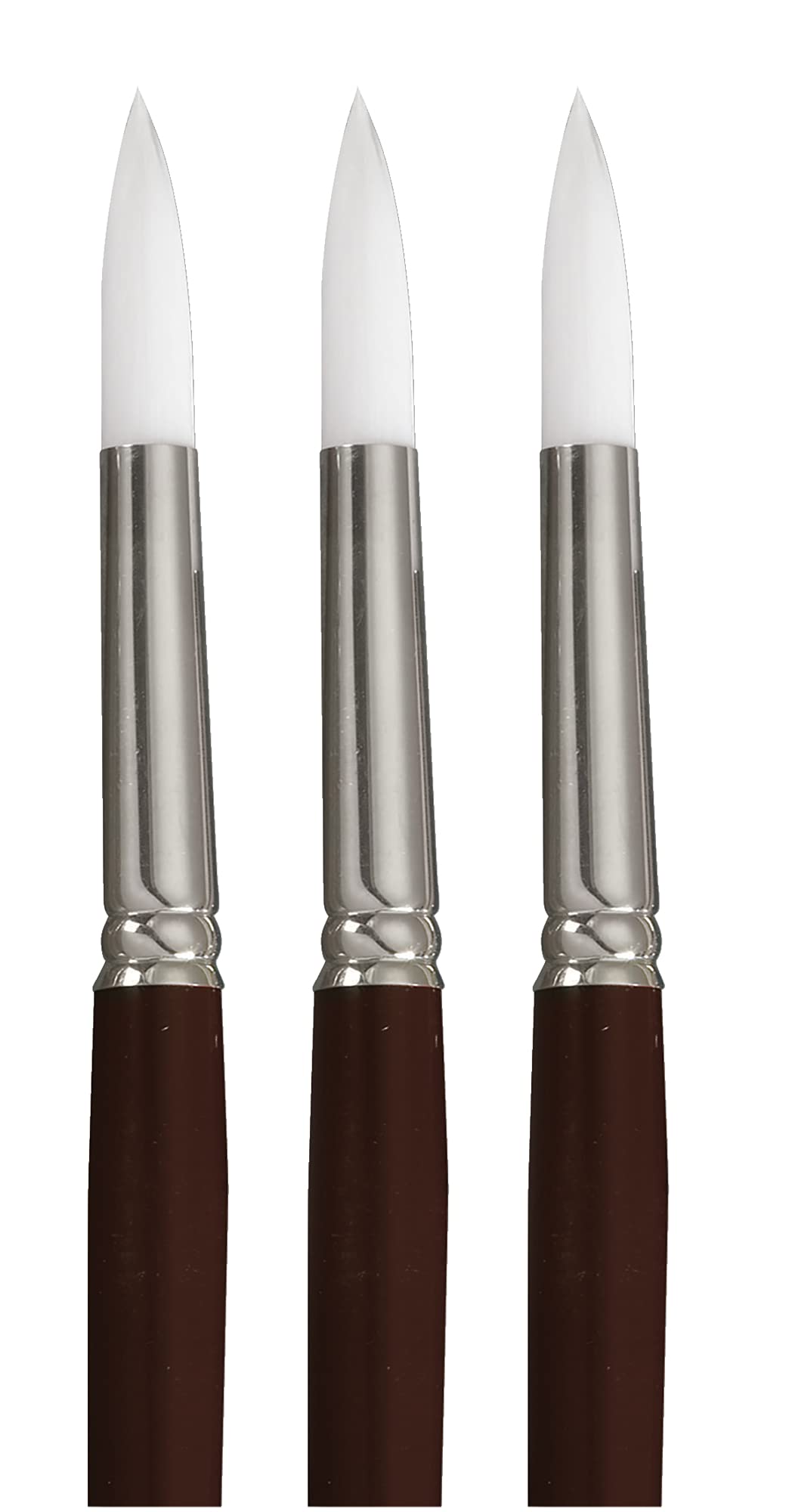 Sax Optimum Round White Taklon Round Paint Brush, Size 12, Pack Of 3