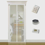 TQFlow Durable Magnetic Screen Door, Bottom Weighted Door Mesh Screen with Magnet Fit Door Size 41 x 86 Inch, Strong Magnetic Sc