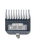 Andis Master Premium Metal Clip Comb Size #1 1/8 Fits Model ML CL33665, Blue