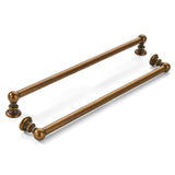 khtumeware 5 Pack 12 inch(305mm) Hole Center Antique Brass Cabinet Pulls Solid Heavy-Duty Kitchen Cabinet Hardware for Drawers D