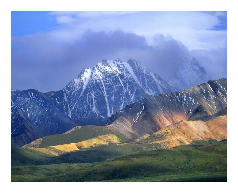 Alaska Range And Foothills, Denali National Park, Alaska-Paper Art-22,,X18,,