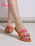 Shoetopia Women'S Sandal-3 Kids Uk (Flat-Kola-Pink)-Eu36,Pink,3,B0D14D6WRL