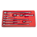 NEIKO 00249A Wobble Extension Bar Set | 9 Piece | 1/4, 3/8, 1/2 Drives | CrV Steel