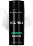 THICK FIBER Hair Fibers for Thinning Hair & Bald spots (WHITE) - 25g Bottle - Conceals Hair Loss in Seconds - Hair Powder for Wo