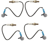 TRQ Upstream & Downstream O2 02 Oxygen Sensor Kit Set of 4 Compatible with GM 5.3 Truck SUV