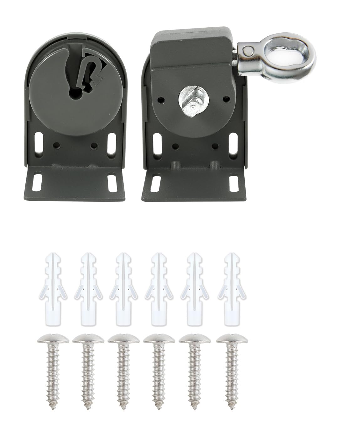 Sunshade Replacement Accessories, Metal Ring Installation Bracket, Universal for Coolaroo External Roller Blinds, Sunshade Curta
