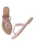 Shoetopia Women'S Sandal-8 Kids Uk (Flat-Circle-Pink)-Eu41,Pink,8,B0D14VB7D4