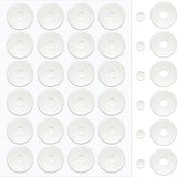 Non-Slip Silicone Grips for Quilt Templates Slip Ruler Grip Stickers Non-Slip Adhesive Rings, 48 Pieces in Total, 24 Large and 2