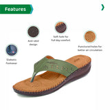 Ortho Joy Extra Soft Women'S Doctor Ortho Slippers/Flip-Flops,Green,4,B0CLYGLBXG