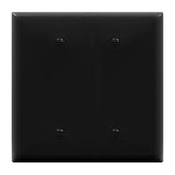 ENERLITES Double Blank Outlet Cover, Two Gang Blank Wall Plate, Oversized 2Gang 5.5 x 5.5, Unbreakable Polycarbonate Thermopl