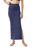 NYKD Seamless Spandex Saree Shapewear for Women Petticoat/Peticote Saree Shapewear, NYSH01, Blue(Peacoat Navy), M, 1N