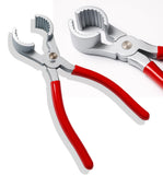 Washer Hose Pliers THP-1 - Zinc Alloy Hose Clamp Tool for Washing Machine Inlet/Outlet Hoses - Red Handle Replacement for 200011