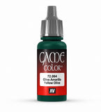 Vallejo Game Color Yellow Olive Paint, 17ml
