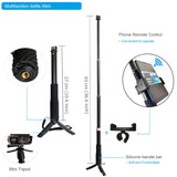 Husiway Action Camera Accessories Kit for Gopro Hero 8 Black Waterproof Housing Silicone Case Glass Screen Protector are Compati