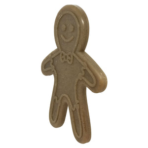 Sodapup Gingerbread Man - Durable Dog Chew Toy Made In Usa From Non-Toxic, Pet Safe, Food Safe Nylon Material For Mental Stimula