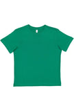 LAT Youth 100% Cotton Jersey Crew Neck Short Sleeve Tee, Kelly, XSmall