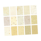 CALANDIS 15x Scrapbook Paper Solid Color Special Paper for Card Making DIY Art Crafts Yellow | Crafting Paper | Crafting Paper |