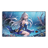 New Mlikemat Playmat Tearlaments Scheiren TCG CCG OCG Trading Card Game Mat with Zones + Free Bag (ZD014-730-A)
