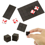 CHUNNIAO 160 Mil Strong Magnet Tapes for Crafts with Adhesive Backing in Advance (Square Size 3/4 x 3/4),Heavy Duty Peel and Sti