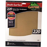 Ali Industries 4443 Grit 9Inch x 11Inch Sandpaper 5 Sheets