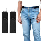 Golnilp Elastic Buckleless Belt For Men Tactical Hook Stretch Belt, Adjustable No Buckle Waist Belt For Jeans, Casual Pants & 