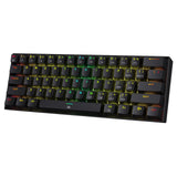 Redragon K630 Dragonborn 60% Wired RGB Gaming Keyboard, 61 Keys Compact Mechanical Keyboard with Linear Red Switch, Pro Driver S