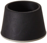 Shepherd Hardware 9219 1Inch Chair Tip Slide Glide Furniture Sliders, 4Pack,Black