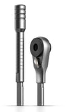 GALVANOX Flat-End Ratchet and Bit Extender Set for Multi-Tools, Designed for Use with Leatherman Models, Ratcheting Bit Driver (