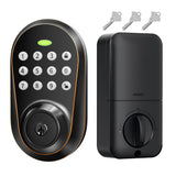 Keyless Entry Door Lock, Keypad Smart Deadbolt for Front Door, Electronic Code with Auto Lock, Anti-Peeping Password, Easy Insta