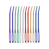 Ecomistiq 12X Yarn Needles Set Crochet Knitting Sewing Tools Bent Kit Diy Tapestry | Other Crocheting & Knitting | Crocheting & 