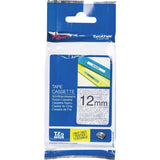 Brother TZe-MPSL31 Labelling Tape Cassette, Black on Silver Lace, 12 mm (W) x 4 m (L), Laminated, Brother Genuine Supplies