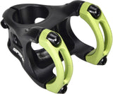 SPANK Split 35 Enduro Trail Shotpeen Anodized Bicycle Stem, Black/Green, 50mm
