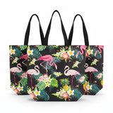Itsy Bitsy Flamingo Printed Paper Gift Bag Medium Pack of 3 Stylish Carry Bags for Gifting Parties and Special Occasions