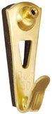 OOK 50648 Professional Picture Hangers, Art Hangers, Padded, Brass, Reusable Picture Hooks, 30lb (10 Set)