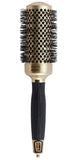 Olivia Garden NanoThermic Ceramic + Ion Round Thermal Hair Brush - Not Electrical - Professional Blowout Brush for Normal to Thi