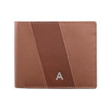 Aeropostale Men Marcos Leather Global Coin Wallet Tan, No. Of Card Slot : 4