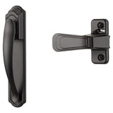 Ideal Security DX Pull Handle Replacement Set for Storm Door and Screen Door, Matte Black