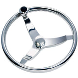 Schmitt & Ongaro Vision FX Model 714-13.5 Wheel w/Knob & Finger Grip - 3/4 Tapered Shaft w/Faux Nut - 1/2 & 3/4 Adapters