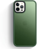 Anqrp Designed for iPhone 12/12 Pro Case Green [Support Wireless Charging], [Silky Touch] Soft Silicone Slim Anti-Scratch Phone 