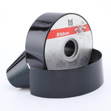 Shiny Waterproof Ribbon,Curling Ribbon for Gifts Package Wrapping,Crafting. (Black, 2inch x 100yards)