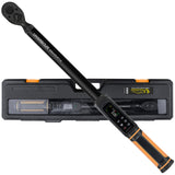 Uharbour Digital Torque Wrench 1/2 Drive, 3.8-250.8 Ft.lb Range, 1/2 Digital Torque Wrench 1% Accuracy with Vibration, Buzzer an
