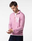 Fyltr Men'S Casual Stand Collar Jacket With Rib Details - Full Zipper | Full Sleeve Branding | Casual Winterwear For Men,Peony Pink,Peony Pink,S