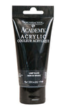GRUMBACHER Academy Acrylic Paint Size: 254 oz, Lamp Black (C116P)