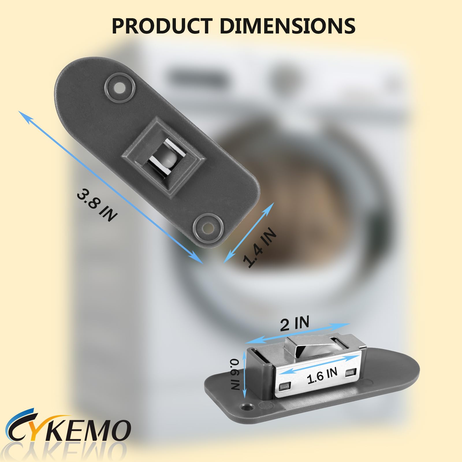 (???????? ??????????????) DC97-18057A DC97-18057C Dryer Door Latch Assembly - Compatible with Sam-sung Dryers Replace Parts 4000