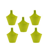 Nayra Plastic Hanging Plants Hook Pot | Green Color Railing,Balcony,Garden,Kitchen,Plastic Hook For Flower And Plants | Indoor A